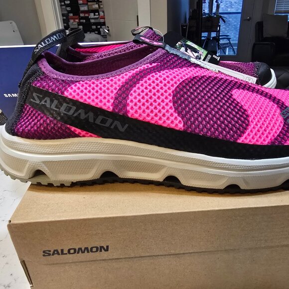 Salomon RX Moc 3.0 'Plum Caspia Knockout Pink' L47586600 Size US MENS 12 NEW - Picture 1 of 8